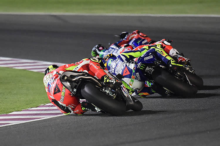 In Katar kämpften die Ductai-Piloten an der Spitze