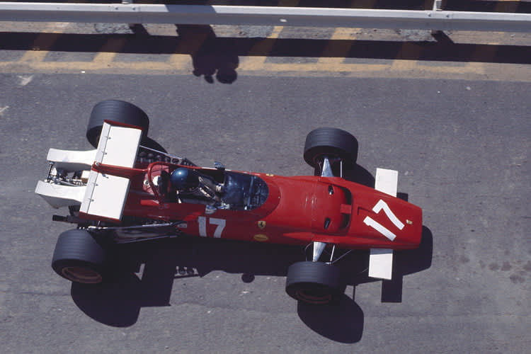 Jacky Ickx beim Südafrika-GP 1970 mit der Nummer 17