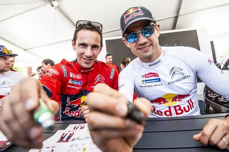 Julien Ingrassia (li.) und Sébastien Ogier
