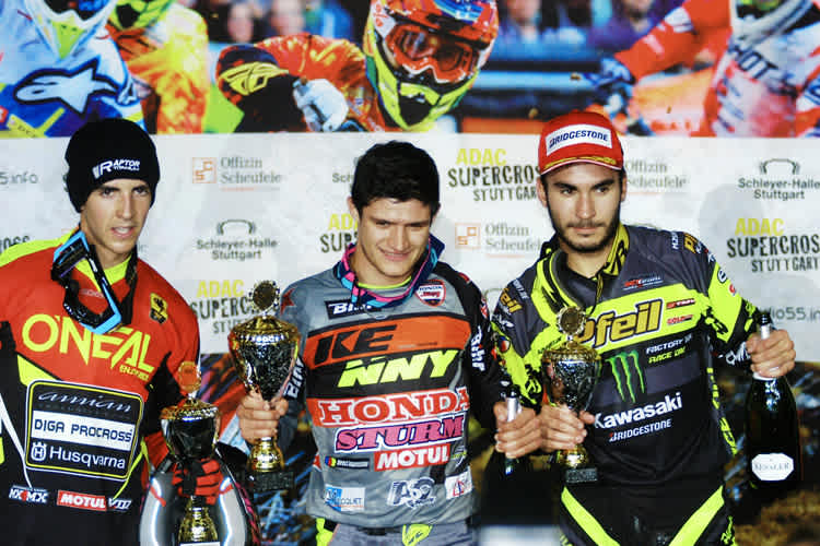 Iker Larranaga, Thomas Do und Julien Lebeau (v.l.)