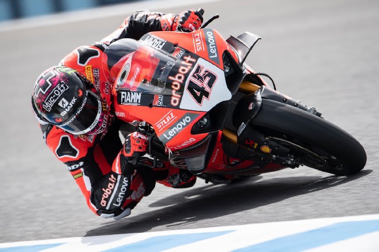 Scott Redding war am Montag bester Ducati-Pilot