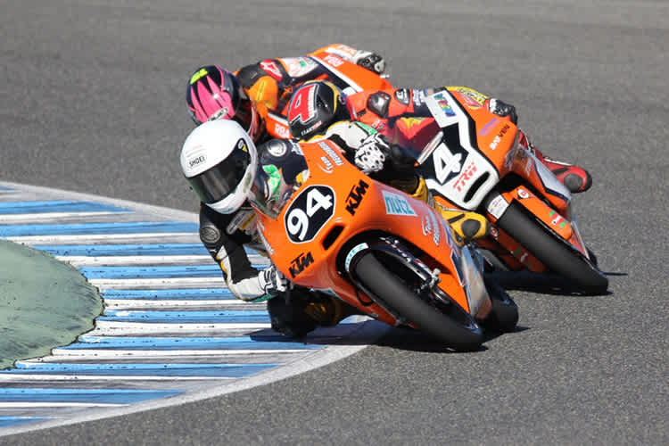 Luca Grünwald bei seinem letzten Rennen 2013