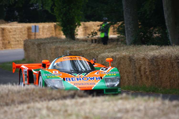 Schon 2011 war der 787B in Goodwood unterwegs