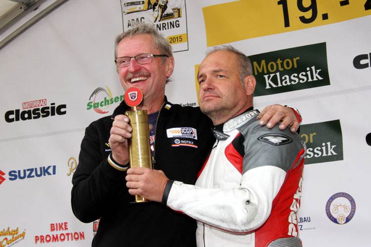 Stefan Tennstädt (links) und Ferenc Drapál