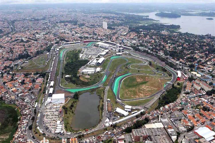 Die brasilianische Rennstrecke Interlagos