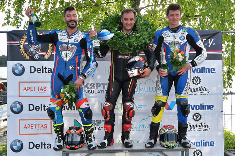 Alessandro Polita, Michael Rutter und Dan Kneen (v.l.) 