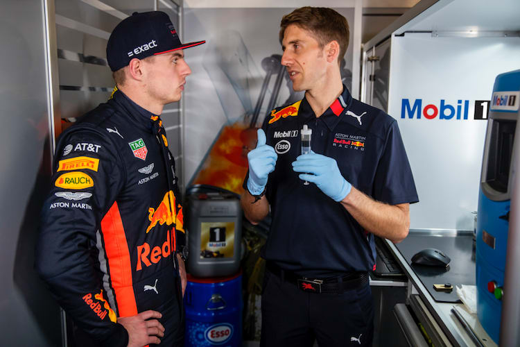 Dario Izzo mit Max Verstappen