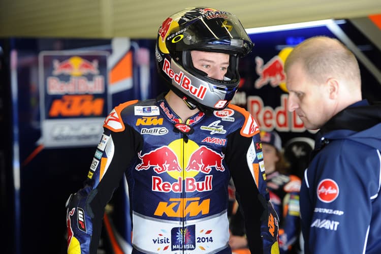 Jack Miller (li.) mit Teamchef Aki Ajo