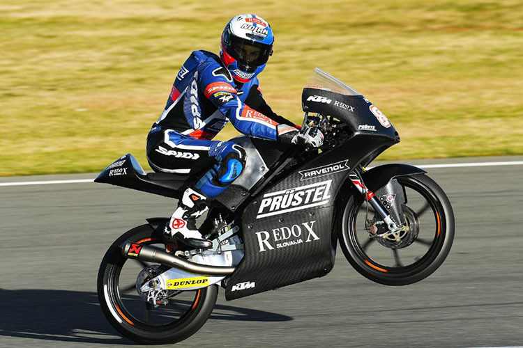 Jakub Kornfeil auf der KTM des deutschen Prüstel-Teams