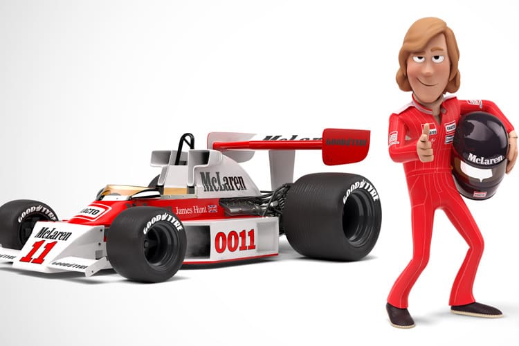 James Hunt spielt die Hauptrolle im neuesten «Tooned»-Clip