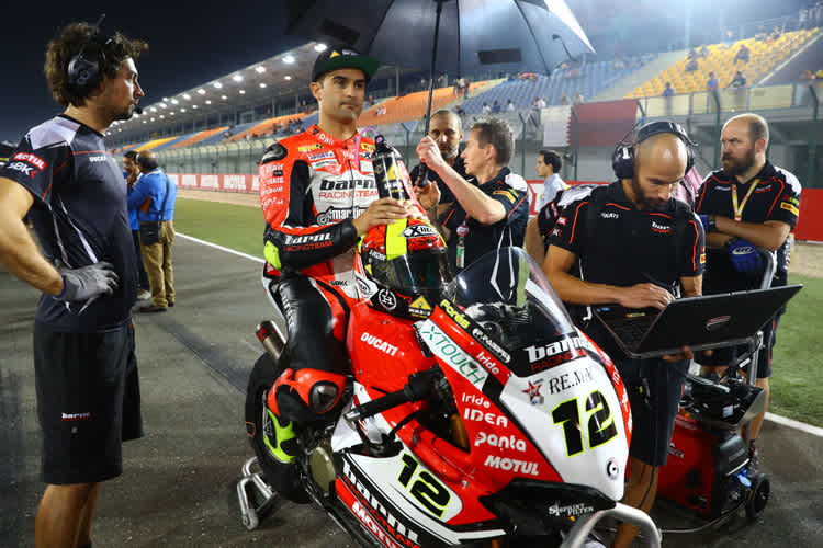 Javier Fores hat im Ducati-Werksteam überzeugt