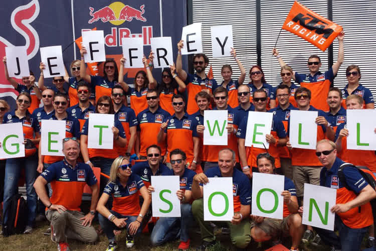 KTM wünscht Jeffrey Herlings alles Gute