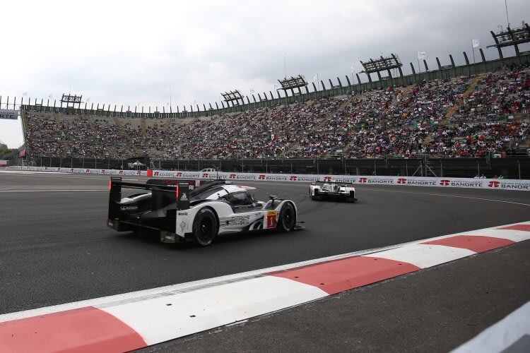 Sieger des Rennens im Jahre 2016:  Timo Bernhard, Brendon Hartley und Mark Webber im Porsche 919 Hybrid