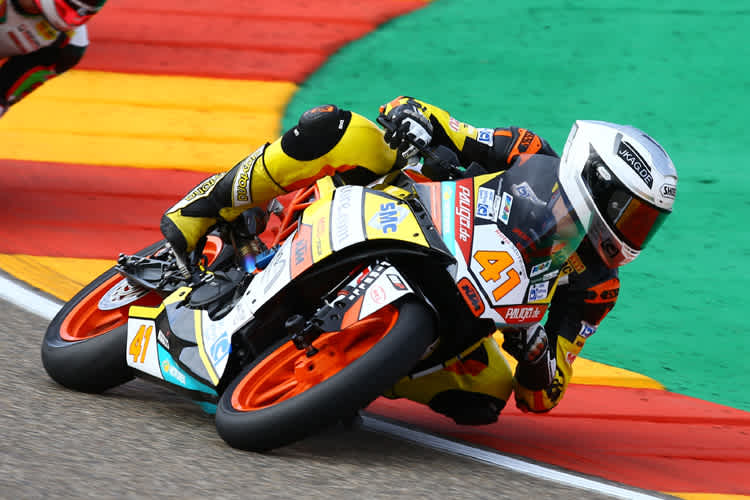 Jan-Ole Jähnig überzeugte in Aragon mit einem starken Rennen