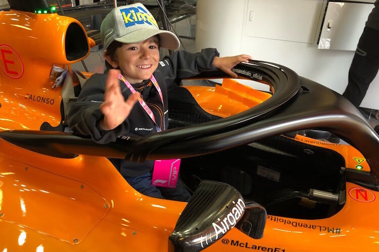 Die Mechaniker tauften Joaquín «Mini-Fernando»