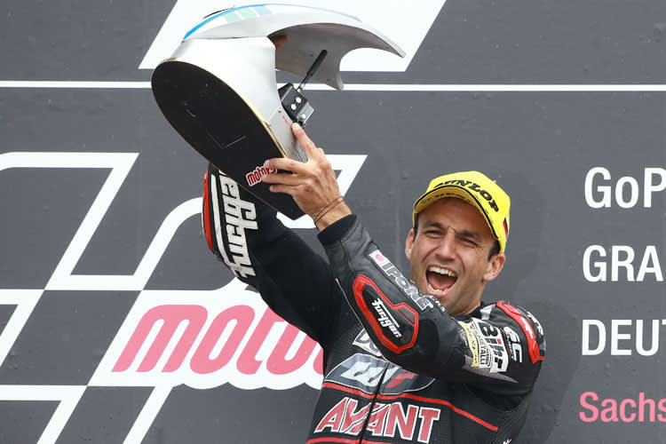 Johann Zarco reist nach seinem Sachsenring-Sieg mit einem Polster von 25 WM-Punkten nach Österreich