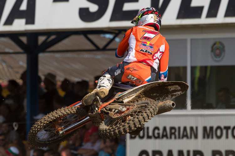 Pauls Jonass gewann den ersten MX2-WM-Lauf in Sevlievo (Bulgarien)