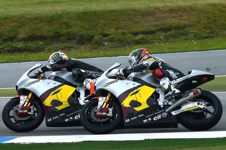 Assen: WM-Leader Tito Rabat vor seinem Teamkollegen Mika Kallio