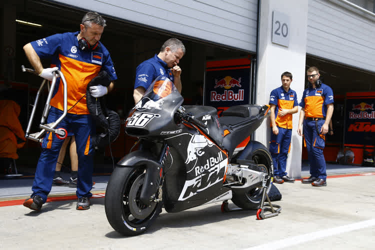 Die KTM RC16 von Mika Kallio