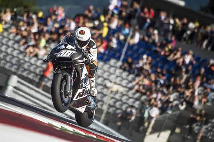 Mika Kallio vor 3.500 Zuschauern auf dem Red Bull Ring