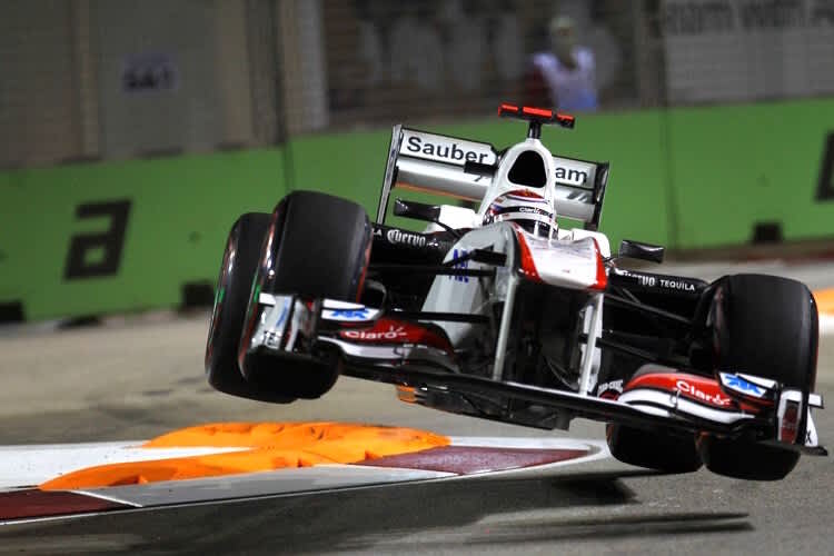 Nicht nur dem Caterham von Kamui Kobayashi wurde ein wenig warm