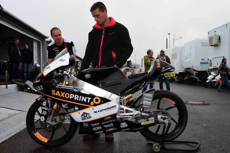 Das Bike von Max Kappler im neuen Design