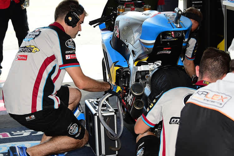 Hier wird das Kühlsystem bei Marc VDS angeschlossen