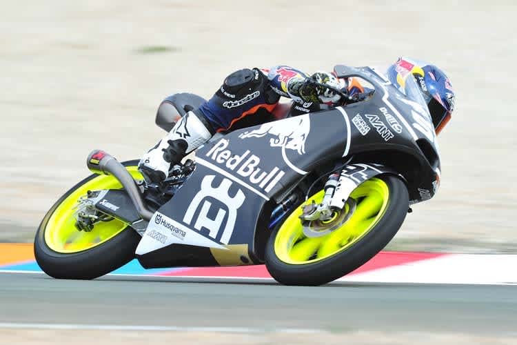 Husqvarna-Debüt in Almeria: Danny Kent beim Roll-out