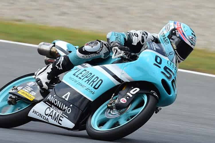 Danny Kent fuhr auch im zweiten Training die Bestzeit vor Romano Fenati aus den VR46-Team