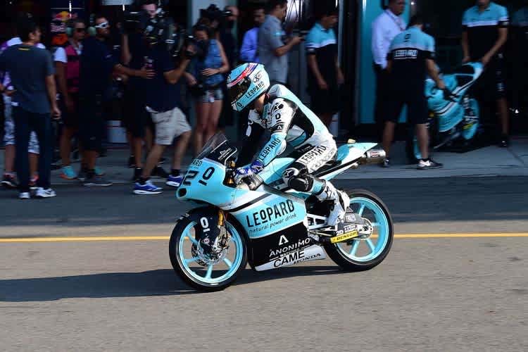 Danny Kent auf der Honda des Leopard-Teams