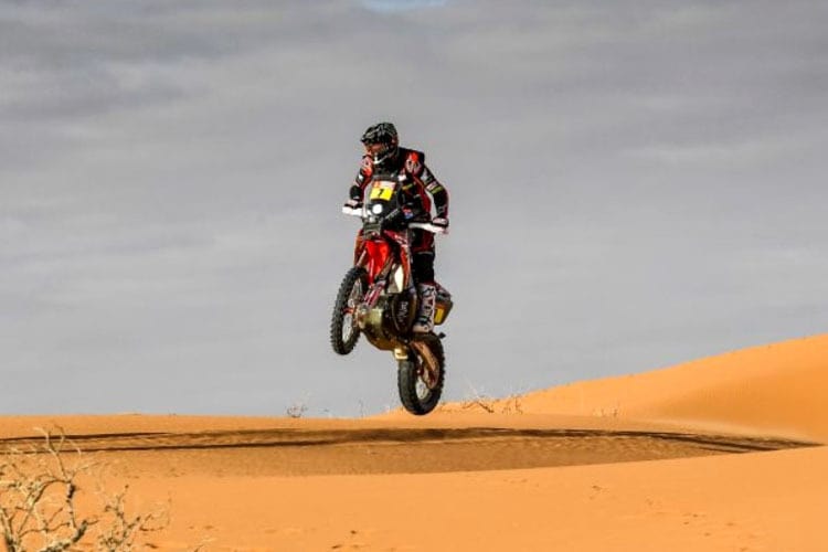 Der neue Etappensieger Kevin Benavides (Honda)