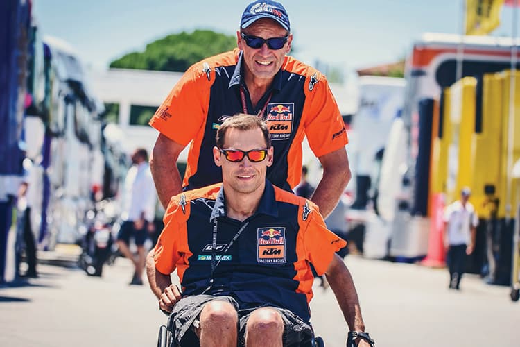 Heinz Kinigadner mit Sohn Hannes