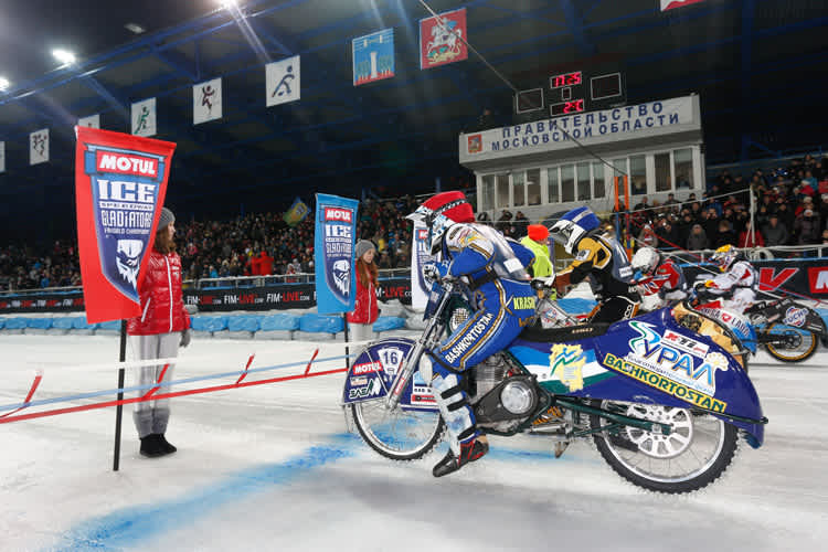 Titanteile haben sich im Eisspeedway nur bedingt durchgesetzt
