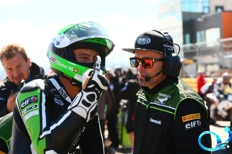 Randy Krummenacher ist nach dem Aragón-Test von der Kalex-Schwinge begeistert