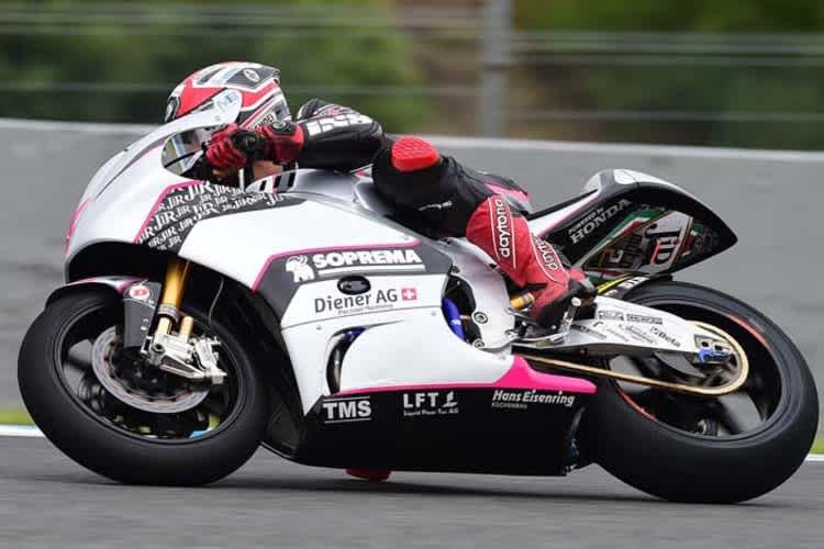 Randy Krummenacher beim Moto2-Test mit JiR in Jerez