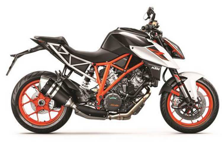 Die KTM 1290 Superduke R ist Teil der KTM-Palette