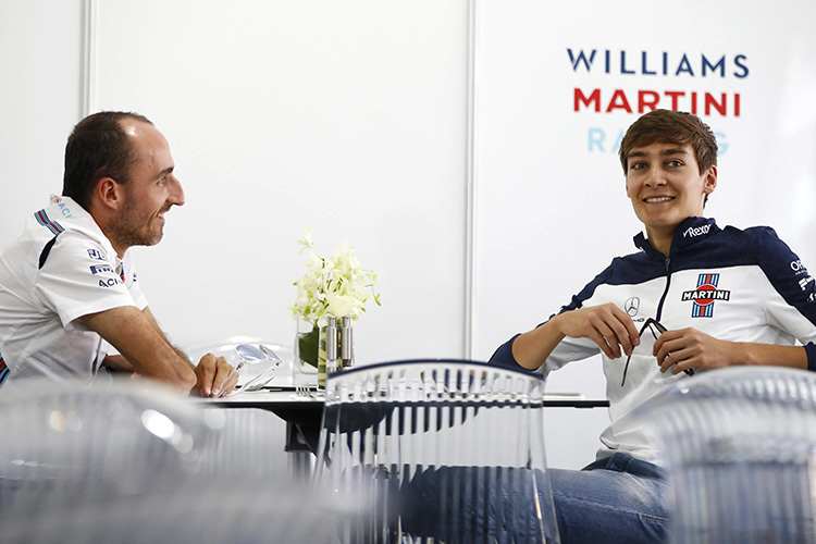 Robert Kubica und George Russell