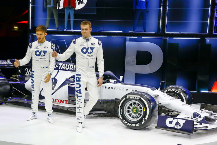 Pierre Gasly und Daniil Kvyat in neuen Farben