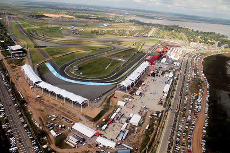 Die Rennstrecke von Termas de Rio Hondo