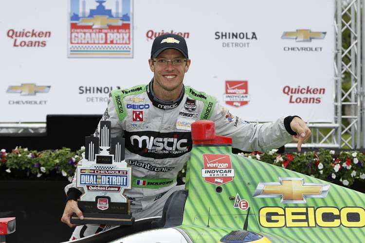 Sébastien Bourdais nach seinem ersten Saisonsieg in Detroit