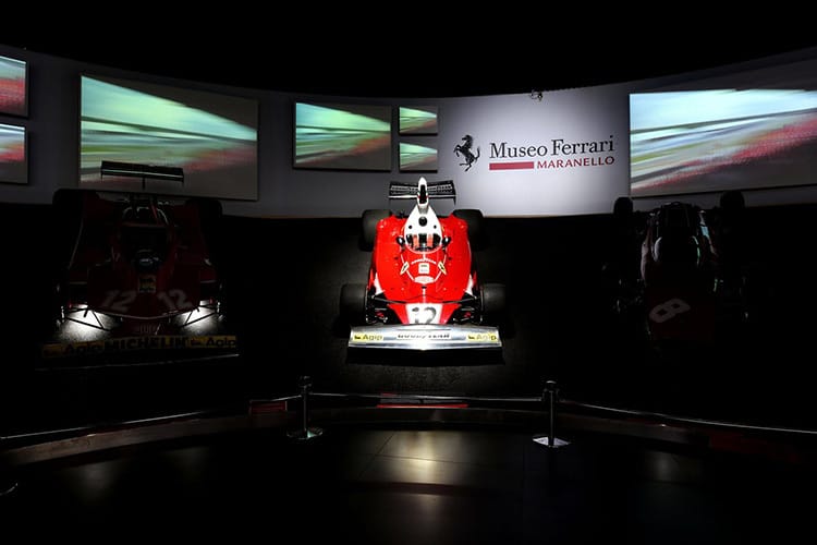 Der Weltmeister-312T von Niki Lauda aus dem Jahre 1975 im Ferrari-Museum