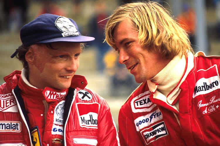 Niki Lauda und James Hunt