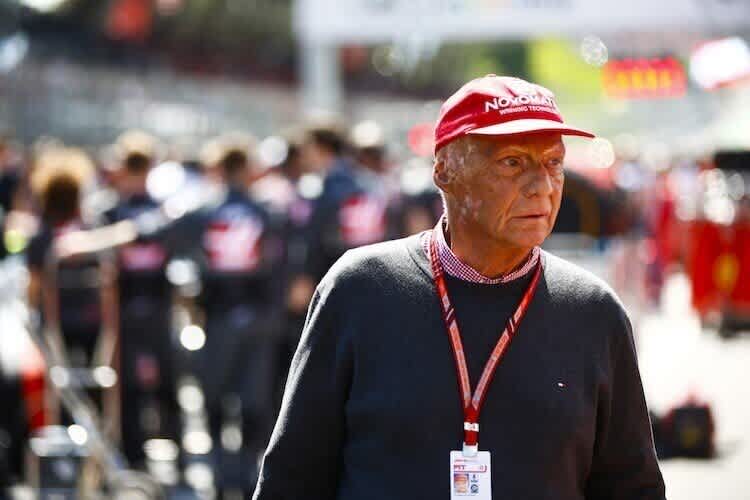 Niki Lauda und Lewis Hamilton