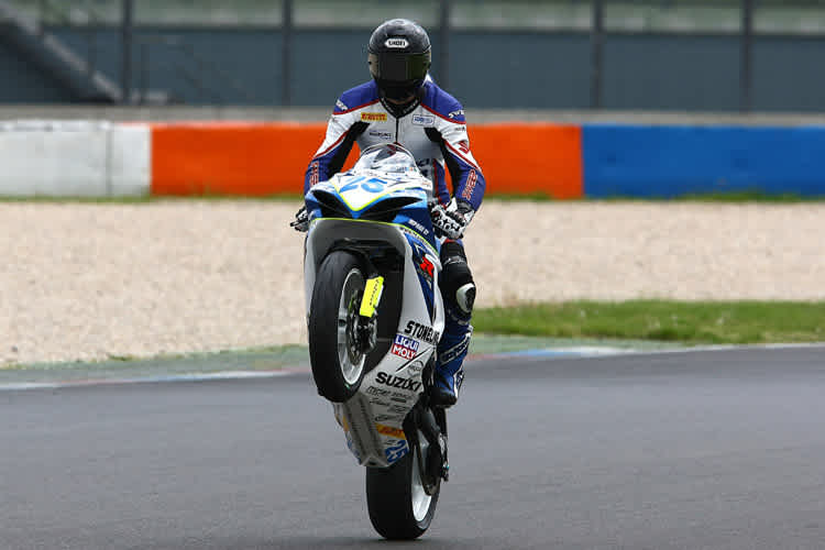 Tatu Lauslehto ist für das Team Suzuki Stoneline Mayer unterwegs
