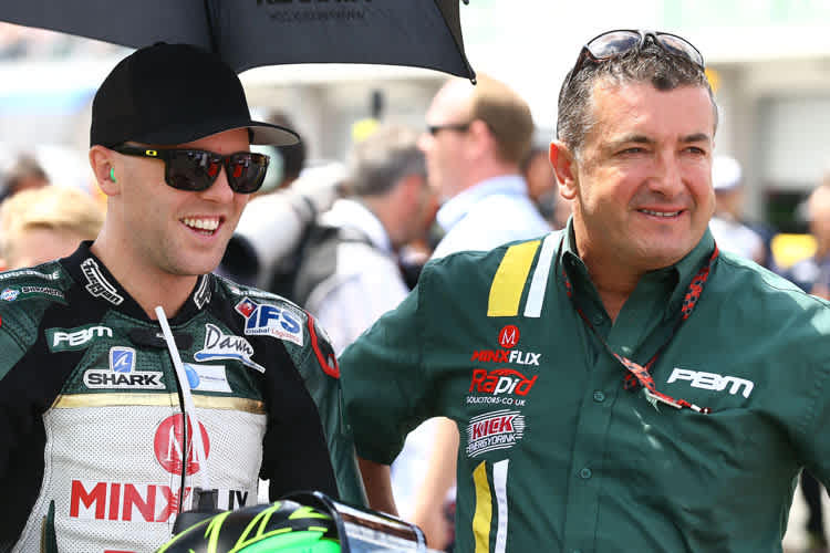 Offene Fragen: Michael Laverty und Teamchef Paul Bird