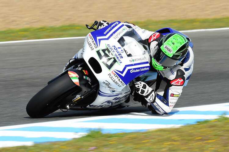 Eugene Laverty auf seiner Ducati GP14.2