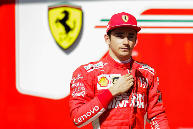 Ferrari-Fahrer Charles Leclerc