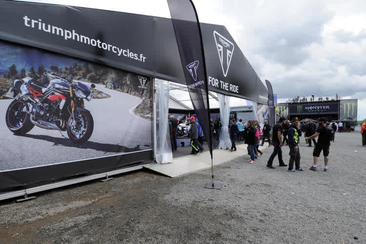 Triumph-Zeit beim Le Mans-GP 2017