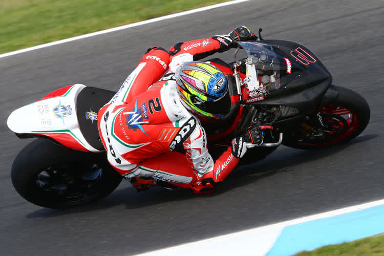 Mit der neuen Elektronik von Magneti Marelli läuft die MV Agusta F4RR nicht gescheit