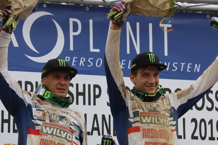 Letzter gemeinsamer Auftritt: Etienne Bax/Kaspars Stupelis waren beim Nationencross das erfolgreichste Gespann